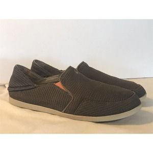 OluKai Waialua Slip On Sneakers Brown Coral Low Top Mesh Shoes Womens Sz 8.5
